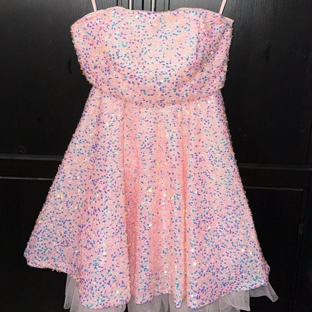 Pink Glitter women’s Dress